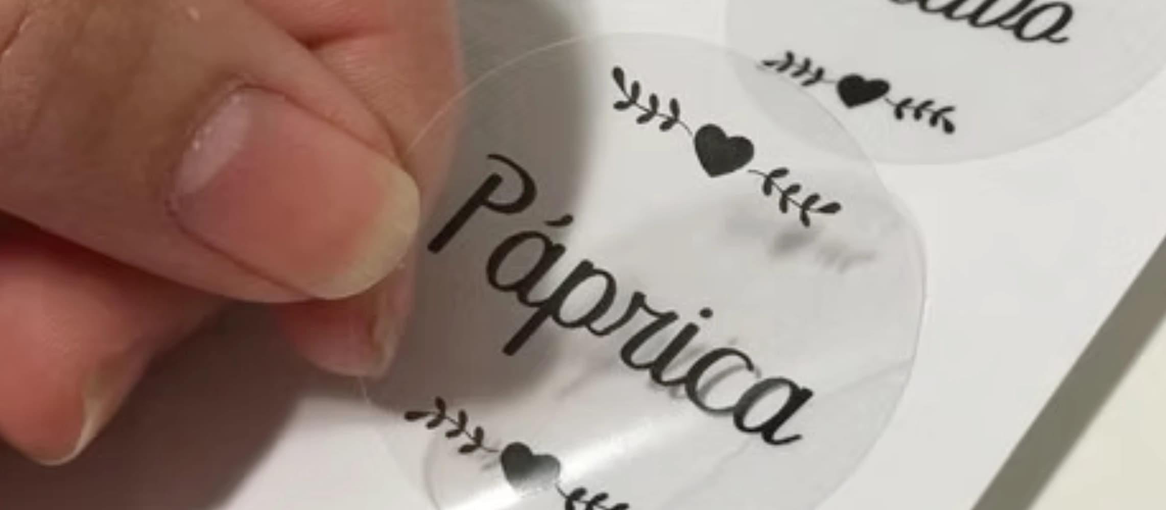 Adesivo Vinil Transparente - imagem 2
