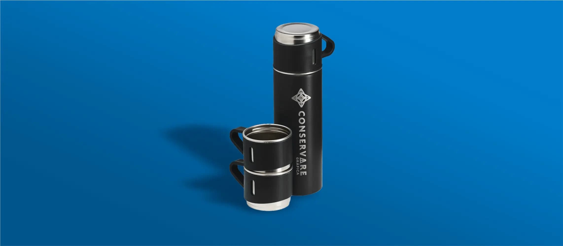 Kit Garrafa Térmica 450ml com Acessórios - imagem 2