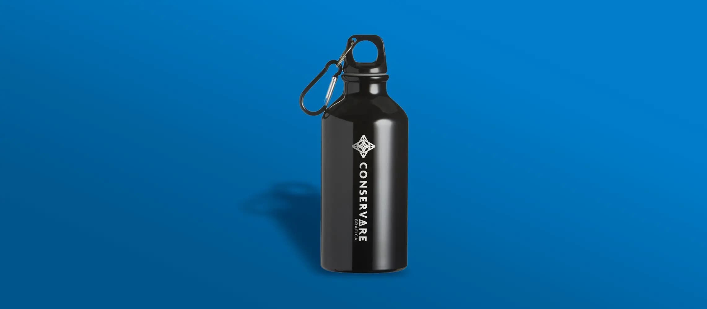 Squeeze de Alumínio 420ml com Mosquetão - imagem 2