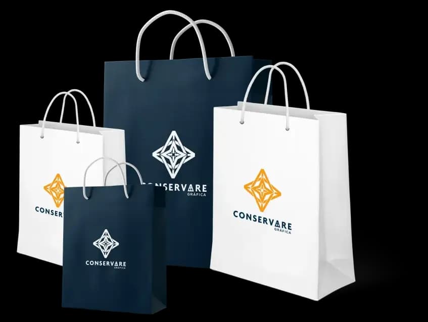 Sacola de Papel Personalizada Offset