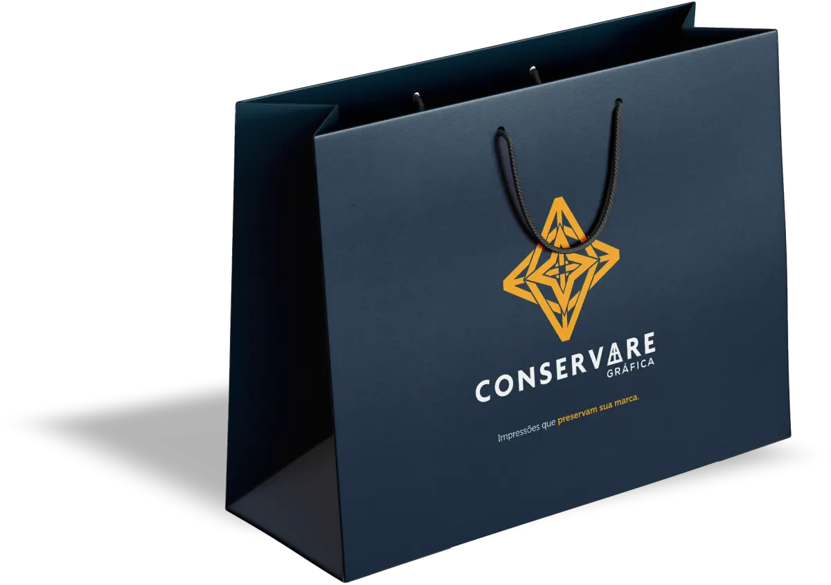 Sacola de Papel Personalizada Duplex Premium