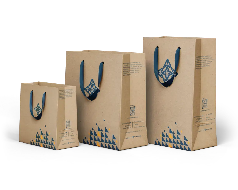 Sacola de Kraft Personalizada 